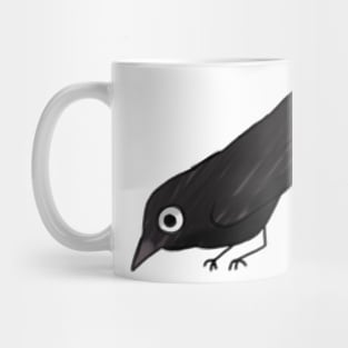 Funny crow illustration Mug